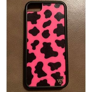 Pink Cow Print Wildflower Phone Case 6/7/8